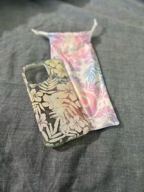 Loopy phone case iridescent Tropical Blooms iPhone 13 Pro